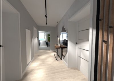 Projekt modernizacji piętra domu w Rybniku