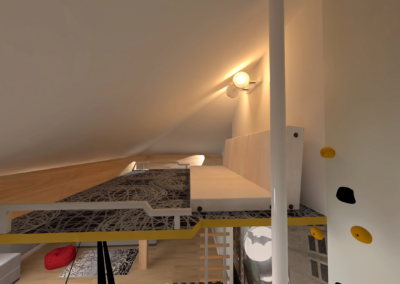 Projekt pokoju chłopca w domu w Orzeszu – JoLie Design