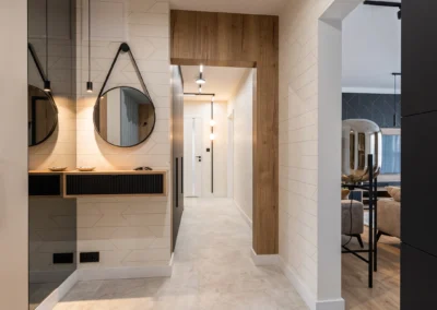 Projekt przedpokoju w mieszkaniu w Rybniku – JoLie Design