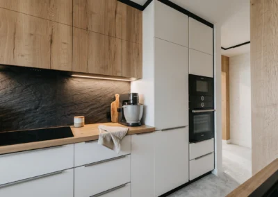 Projekt kuchni w mieszkaniu w Rybniku – JoLie Design
