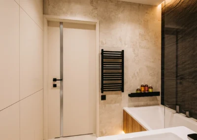 Projekt łazienki w mieszkaniu w Rybniku – JoLie Design