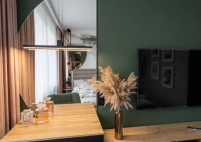 Projekt sypialni w mieszkaniu w Rybniku – JoLie Design